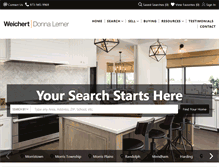 Tablet Screenshot of myrealtordonna.com